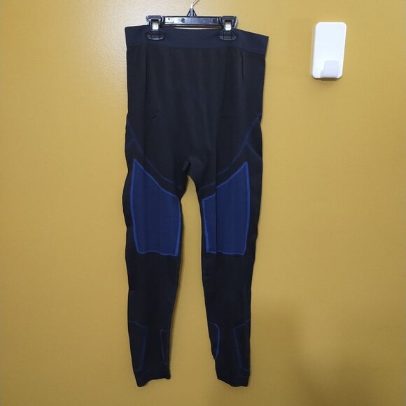 Ladies Nooyme Compression Cycling 7/8 Black Leggings L - Picture 1 of 4